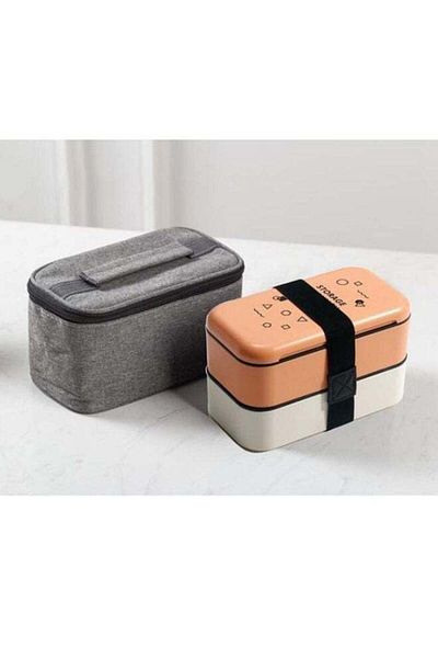 COOYA Microwave Lunch Box - Green Green 12 x 20 x 7.6cm