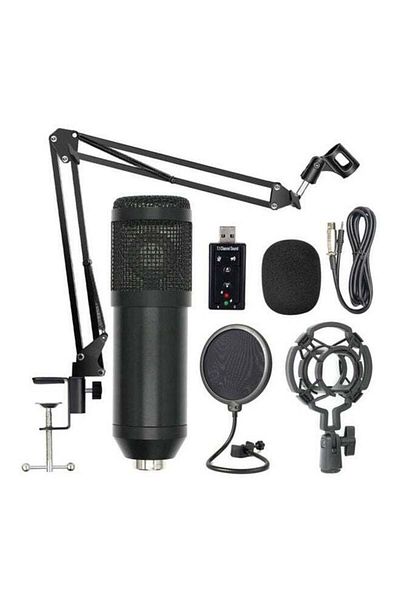 COOYA Professional Suspension Microphone Kit BM800 Black