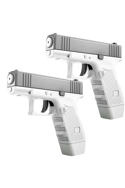 SprintMag Set of 2 Water Guns Shooting Distance 10m White/Grey