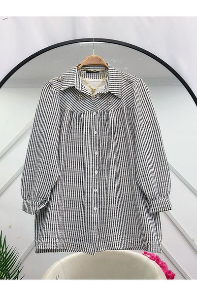 modasindoma Women's Stone Shoulder Shirt