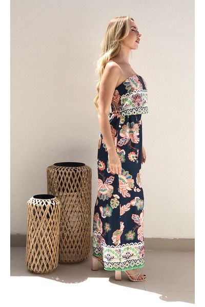 Alorabella Violet Floral Jumpsuit