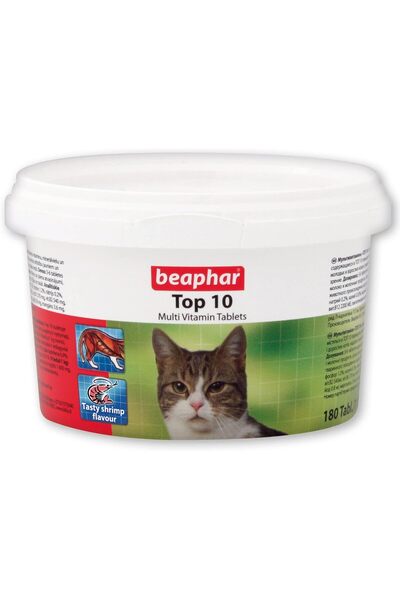 Beaphar Top 10 Cat Multi-Vitamins 180 tab