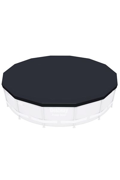 BESTWAY Prelata pentru piscina cu cadru metalic rotunda, 427cm