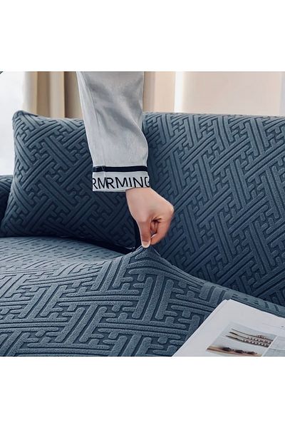 uzhanem Seat Cover Sofa Cover 1 Piece Lycra for 3 Seater Seats High Quality