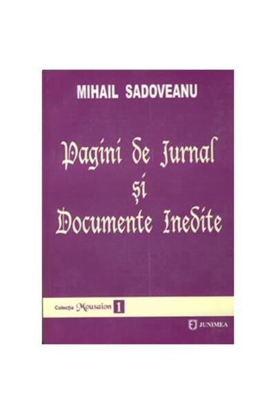 Editura Junimea Pagini de jurnal si Documente inedite, Mihail Sado