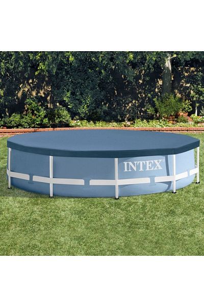 Intex Round Pool Cover 28030, D305xh25 Cm, ​​Pvc, Navy Blue