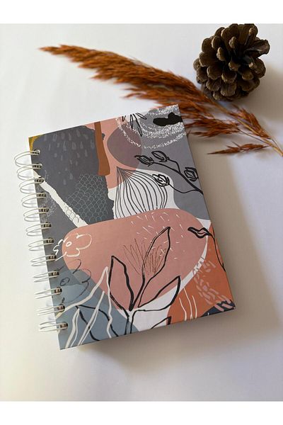 Adalinhome Atakids Lizy Planner με σελιδοδείκτη |   17 x 13 εκ |   Σπιράλ – Ριγέ Σελίδα