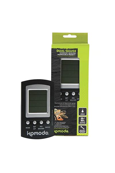 KOMODO Combined Thermometer & Hygrometer Digital