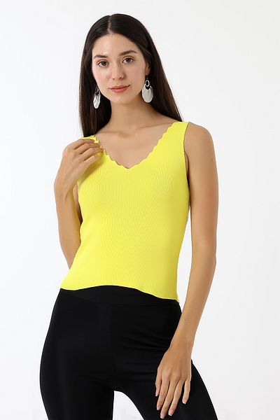 Devinka Women's Ladder Collar Knitwear Blouse