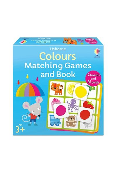 Usborne Children's Book - Colours Matching Games and Book