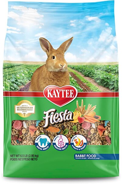 kaytee طعام الأرانب Kt Fiesta Rabbit 6/6.5Lb 3 كجم