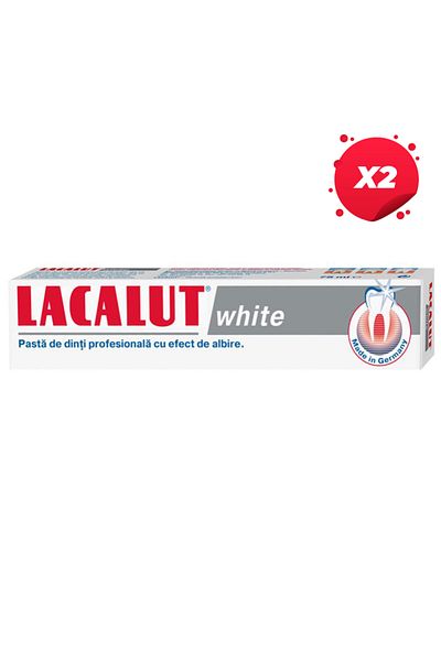 lacalut X2 - LACALUT PASTA DINTI 75ML WHITE