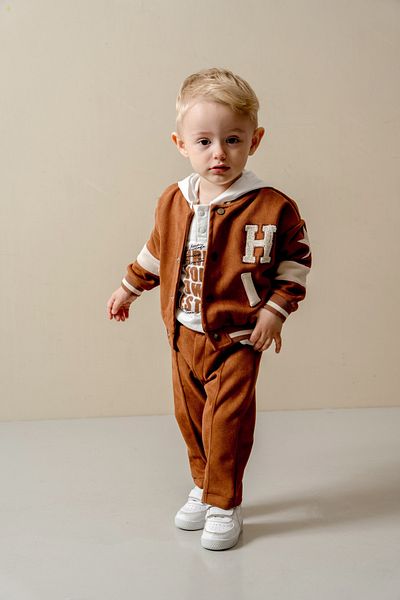 JNF kids Baby Boy & Child Star Printed Triple College Set