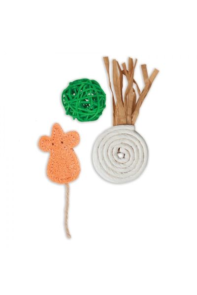 Petmate JACKSON GALAXY NATURAL PLAY TIME 3-PACK