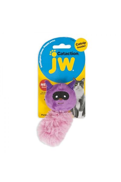 Petmate JW CATACTION CATNIP RACCOON PURPLE