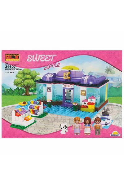 sunman oyuncak Sweet Girl Pet Grooming Center 24607 319 Pieces 00003238