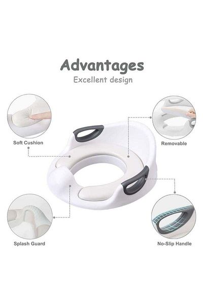 COOYA Baby Potty Training Seat Toilet Seat Comfy Toilets Stool Type Anti Slip Toilet Trainer for Kids