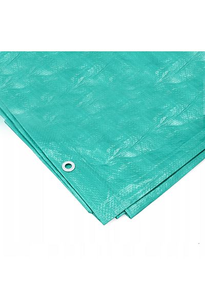 SERSIMO Laminated waterproof polyethylene tarpaulin, 4x5m, green