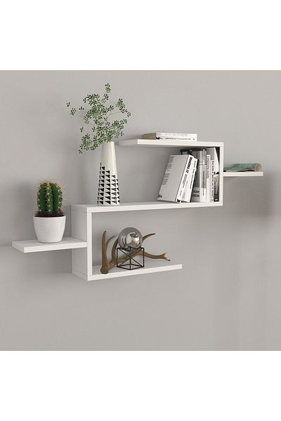 UnicUtil Wall Shelf, UnicUtil, 101 x 15 x 49 cm, White