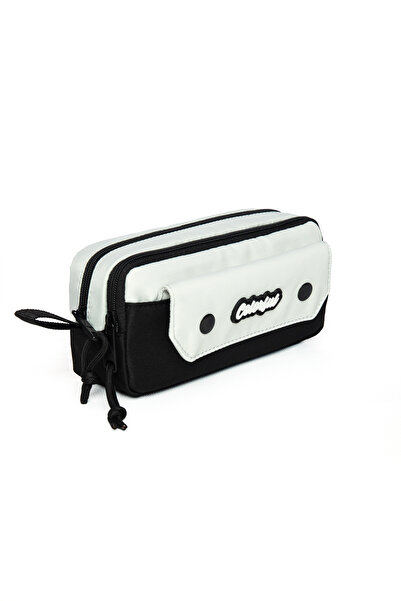 Colorful Κλασική θήκη για στυλό Μαύρη - Μολυβοθήκη με κάλυμμα τριών τμημάτων