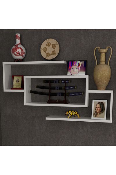 UnicUtil Wall Shelf, UnicUtil, 103 x 15 x 48 cm, White