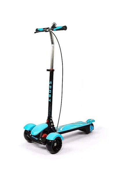 huitich 3-Wheel Kick Scooter Fun and Safe Ride for Toddlers Blue