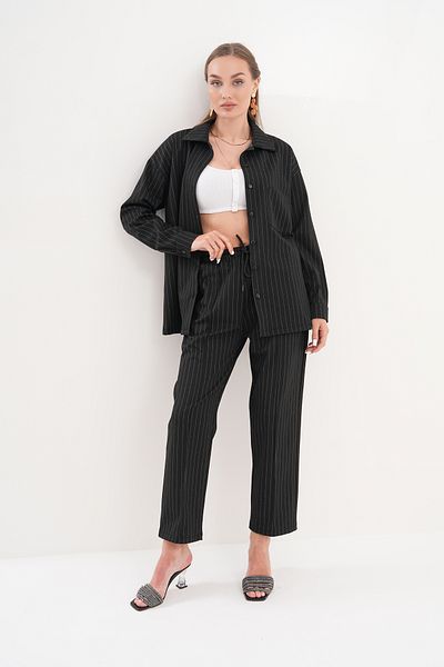 Miss Dünya Lissa Women's Long Sleeve Shirt Short Leg Bottom-Top Suit