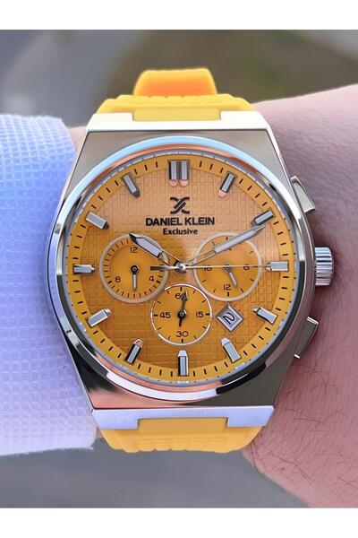 Daniel Klein Silicone Cord Internal Functions Active 2 Years Warranty Men's Watch Fg.Dk10676.7