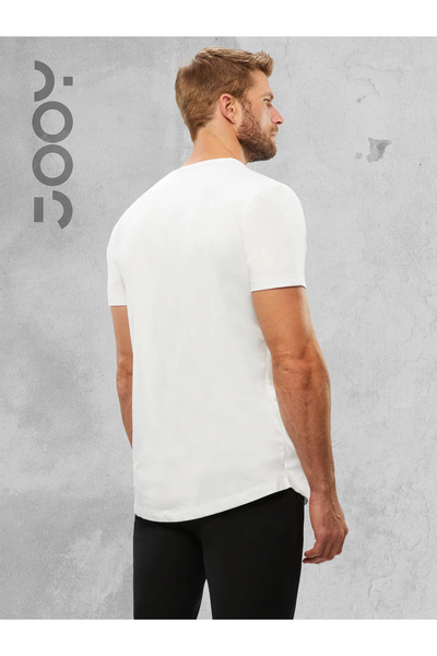 Jooy Company Sada 2 triček Los Angeles Printed Slim Fit oválného střihu