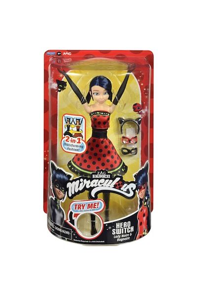 Miraculous Doll 2 in 1 - Ladynoir/Bugnoir, with accessories