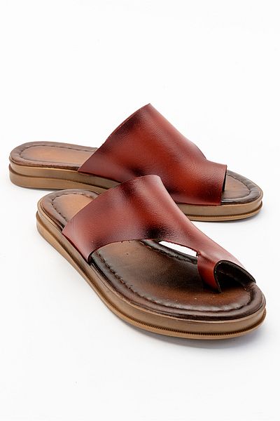 Lively Stylish Angela Flip-Flop Leather Slippers