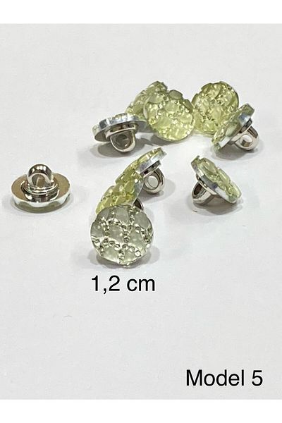karantuhafiye Blouse Button / Plastic Stone Button / 2914 / 10 Pieces / Model 5