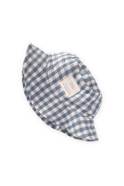 Cigit Pălărie Fedora de muselină 2-8 ani Indigo Plaid