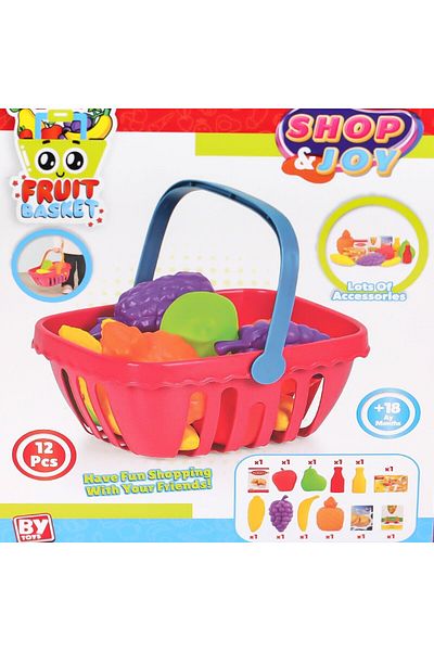 NillyToys Bp-649 Fruit Basket 12 Pieces
