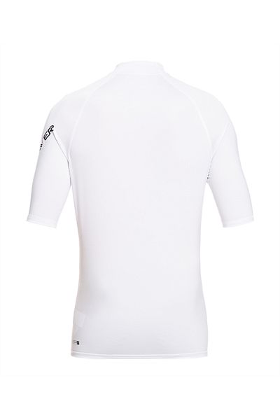 Quiksilver All Time Uv Protection Short Sleeve Adult Swimsuit Eqywr03358-White