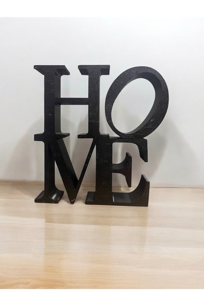 craftopya ''HOME'' Yazılı Dekoratif Biblo