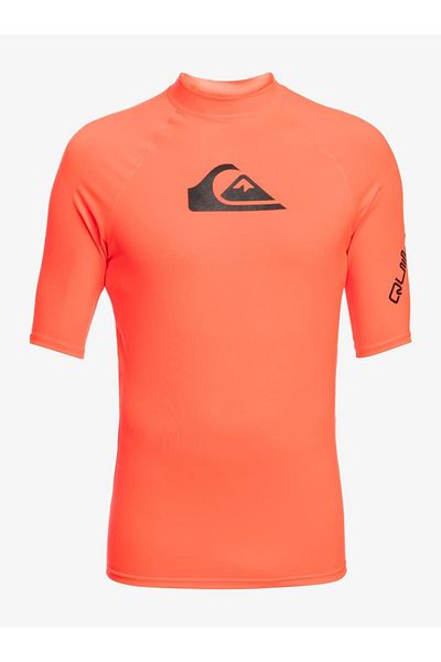 Quiksilver All Time Uv Protection Short Sleeve Adult Swimsuit Eqywr03358-Coral