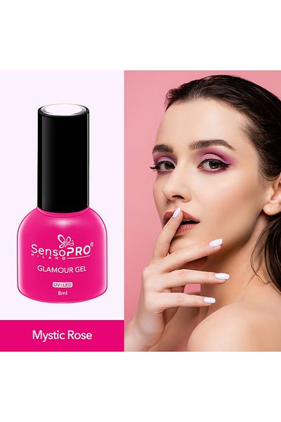 SensoPRO Milano Ojă semipermanentă Glamour Gel 8ml, Mystic Rose #82