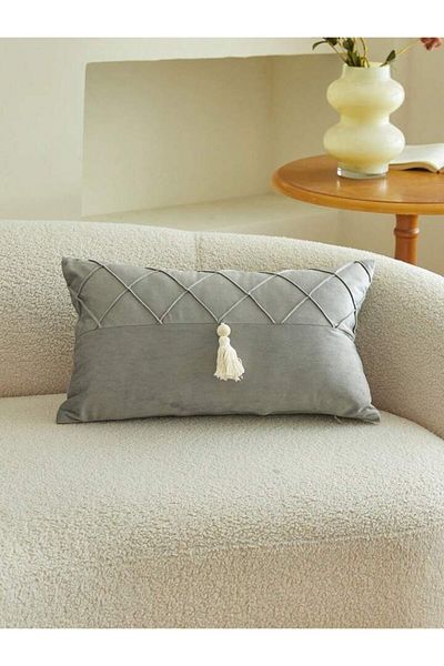 vivamia 1 Husă de pernă decorativă Çima Tassel