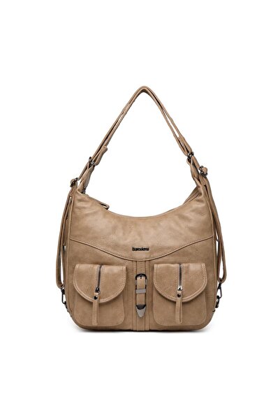 BARCELONA 21K Дамска чанта от измита кожа за гръб и рамо 21-K Barcelona 1936