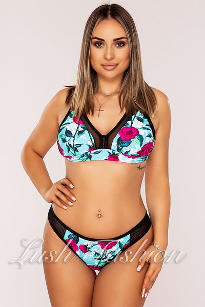 Lush Fashion Costum de Baie din Doua Piese