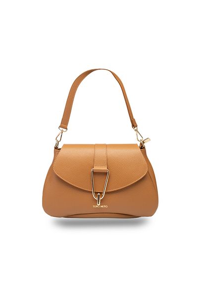 Toro Nero Women's brown genuine leather bag Oana