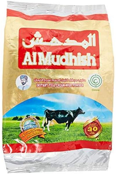 Al Mudhish حليب مجفف كامل الدسم سريع التحضير، 900 غرام
