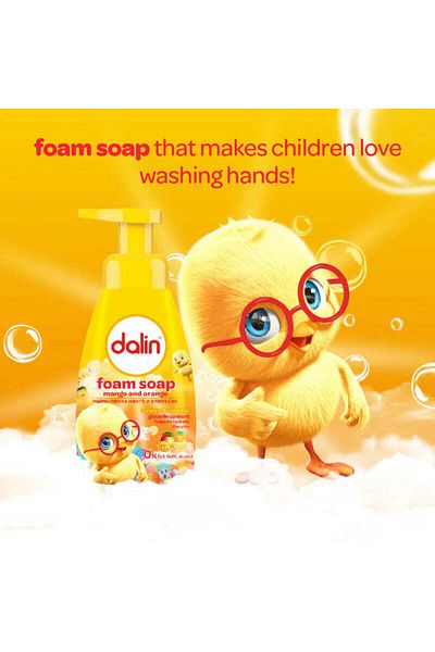 Dalin Dalin Foam Soap Mango and Orange 200 ML