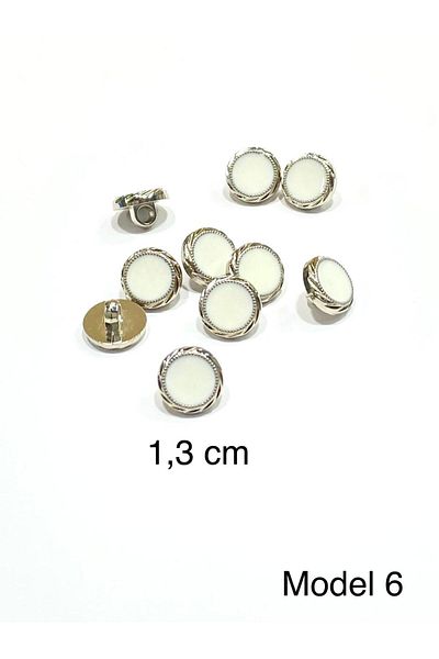 karantuhafiye Blouse Button / Plastic Stone Button / 2914 / 10 Pieces / Model 6