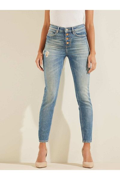 Guess Blugi de damă din denim - Model W1ya28d46ac