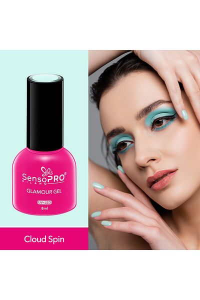 SensoPRO Milano Oja semipermanentă Glamour Gel 8ml, Cloud Spin #32