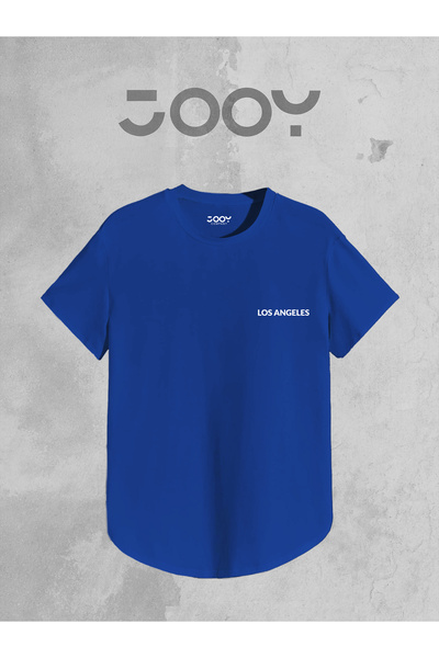 Jooy Company Sada 2 triček Los Angeles Printed Slim Fit oválného střihu