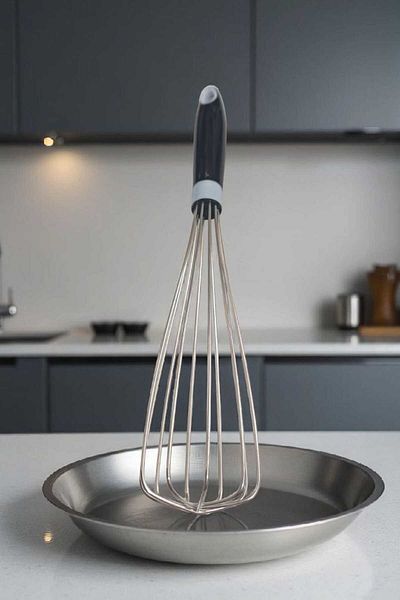 ÇEÇEN HOME 2 Pieces 30 cm Stainless Whisk