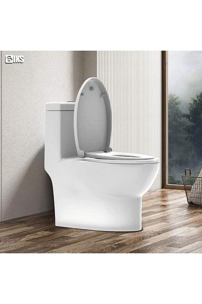SIKS 2 in 1 Toilet Seat with Reduction for Children and Adults SIKS, Soft Close, Reducer Magnetic Grip